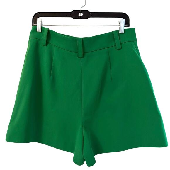 Zara green shorts size L NWT New - Picture 4 of 6